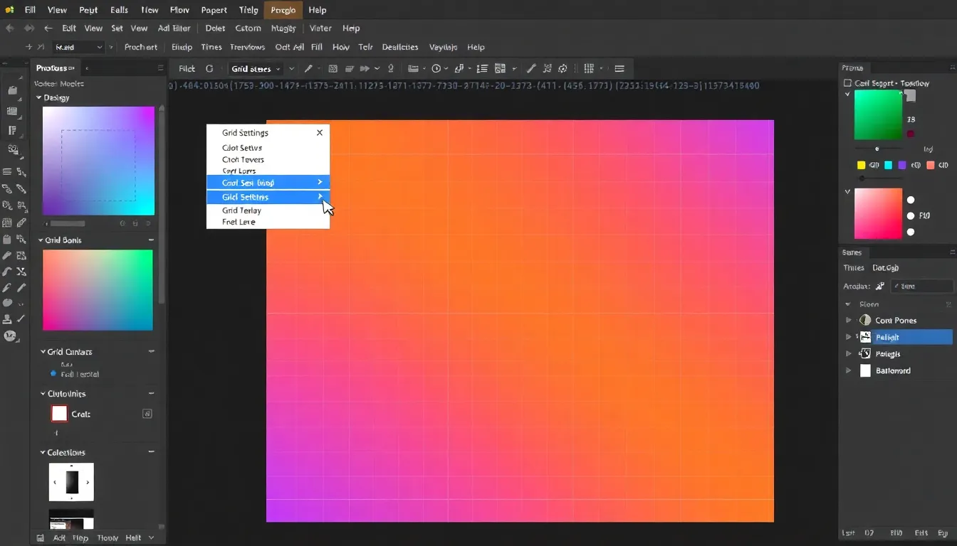 how to make a grid in photoshop