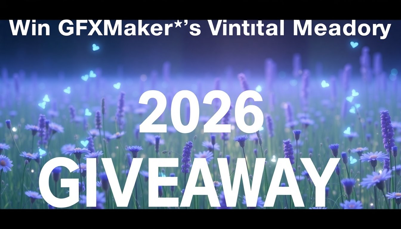 gfxmaker virtual reality meadow giveaway
